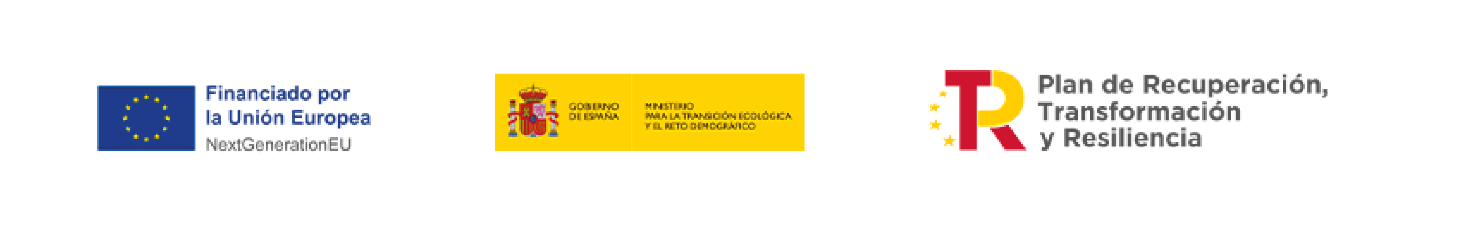 Gobierno de España · Plan de Recuperación, Transformación y Resiliencia · Unión Europea NextGenerationEU · Xunta de Galicia